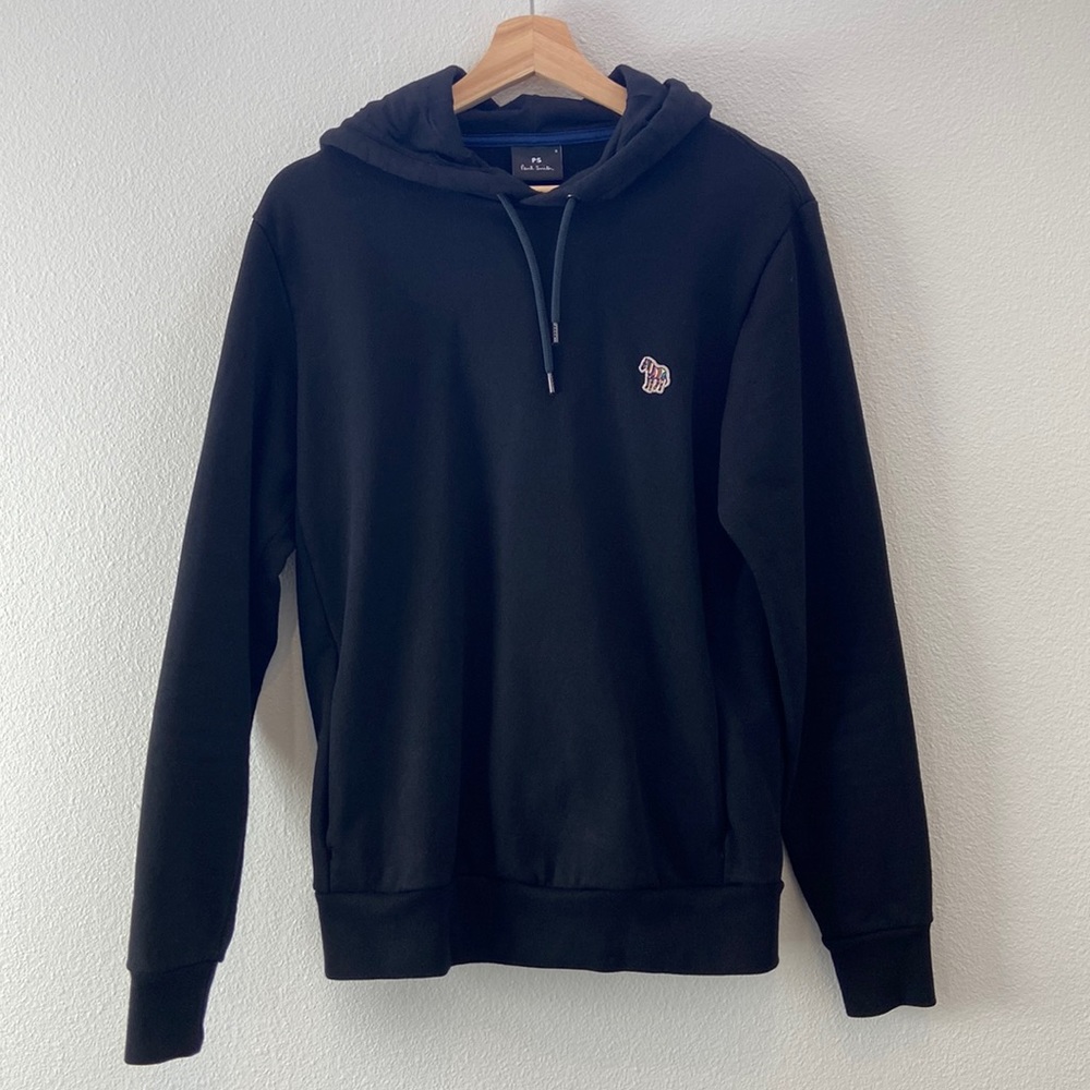 Paul Smith Black Zebra Logo Hoodie